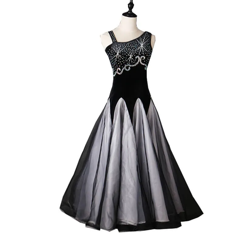 A-Line Asymmetric Sleeveless Dress