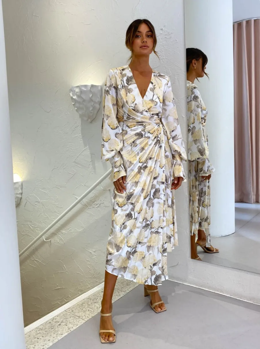 Acler Cresta Dress in Hydrangea Garden