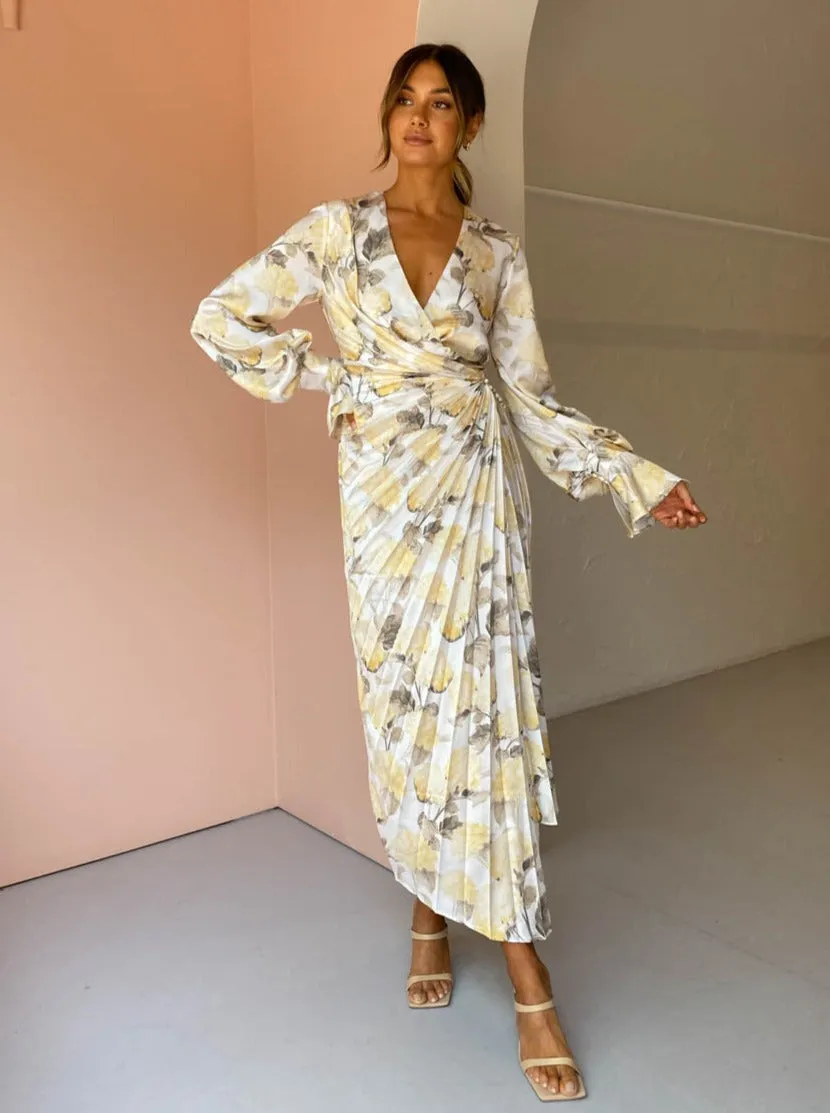 Acler Cresta Dress in Hydrangea Garden