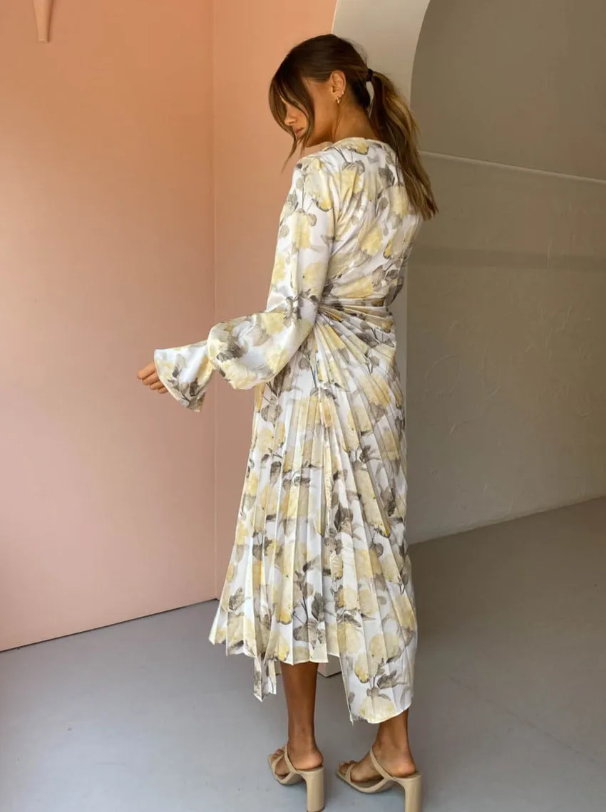 Acler Cresta Dress in Hydrangea Garden