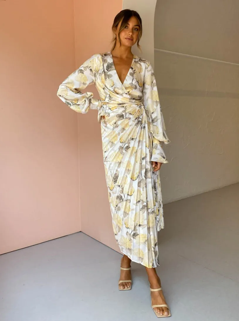 Acler Cresta Dress in Hydrangea Garden