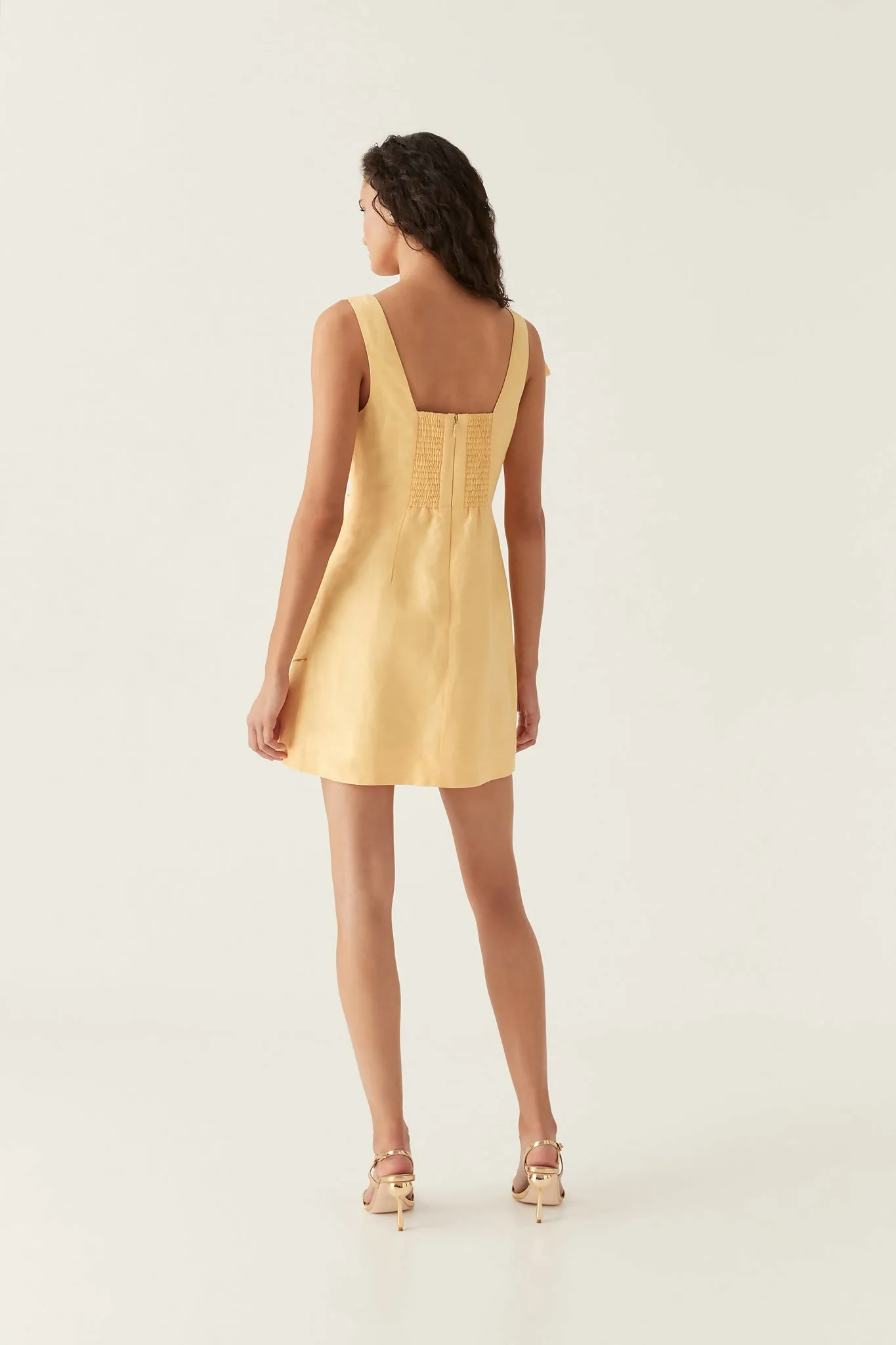 Aje Energy Mini Dress in Marigold Size 8