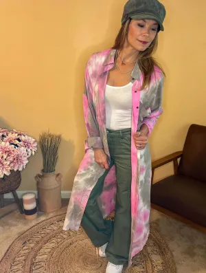 All-in-One Button Down Shirt Dress