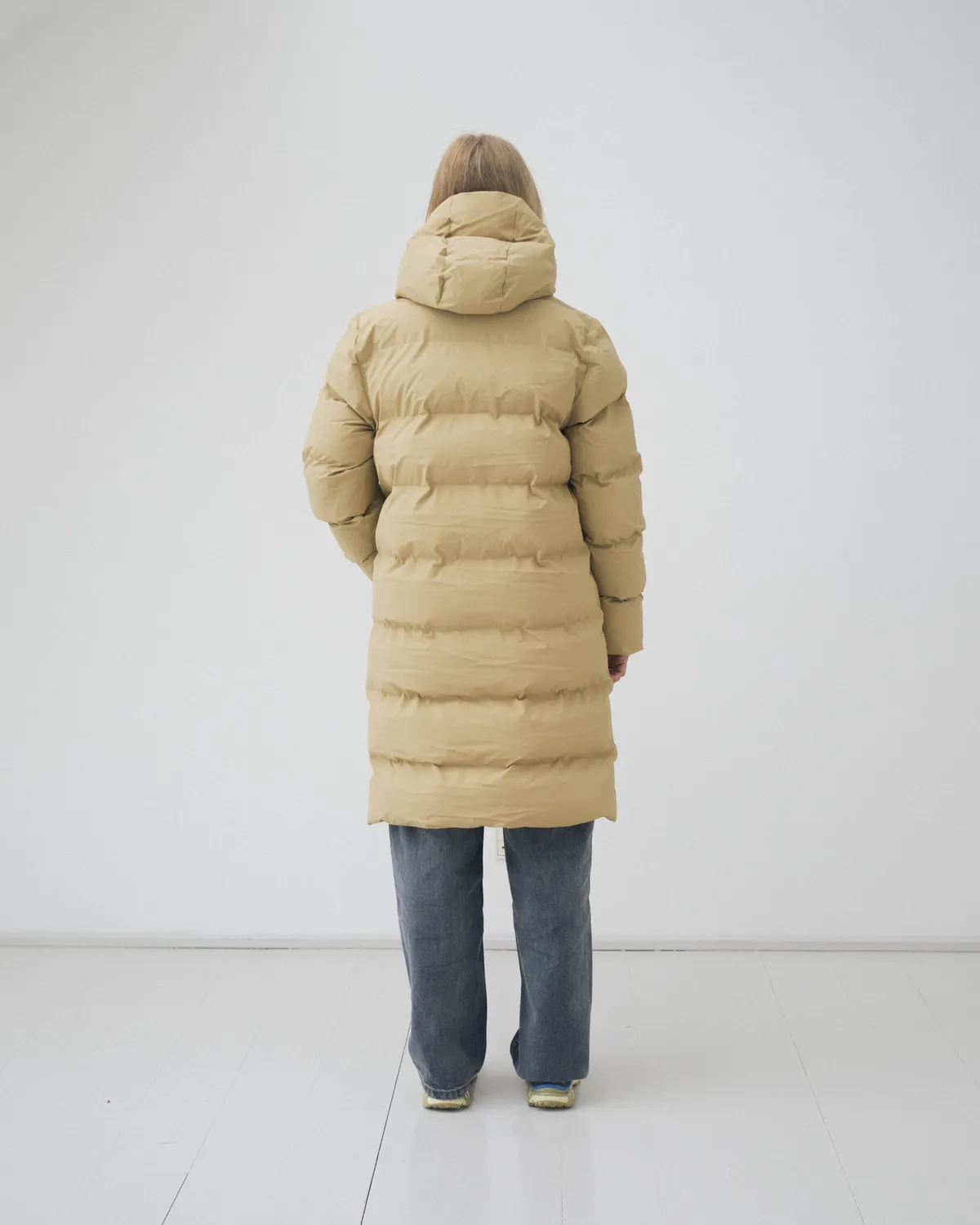 Alta Long Puffer Jacket W3T4 - Sand