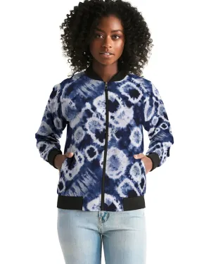 Blue Bubbles Women's Bomber Jacket