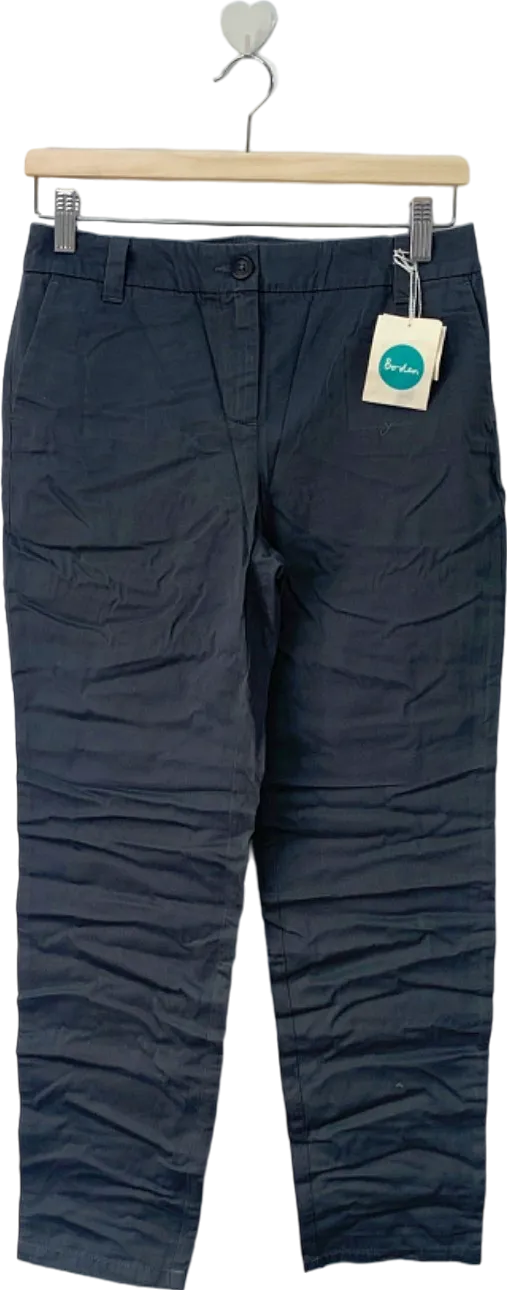 Boden Navy Blue Chinos Trousers Size 8L