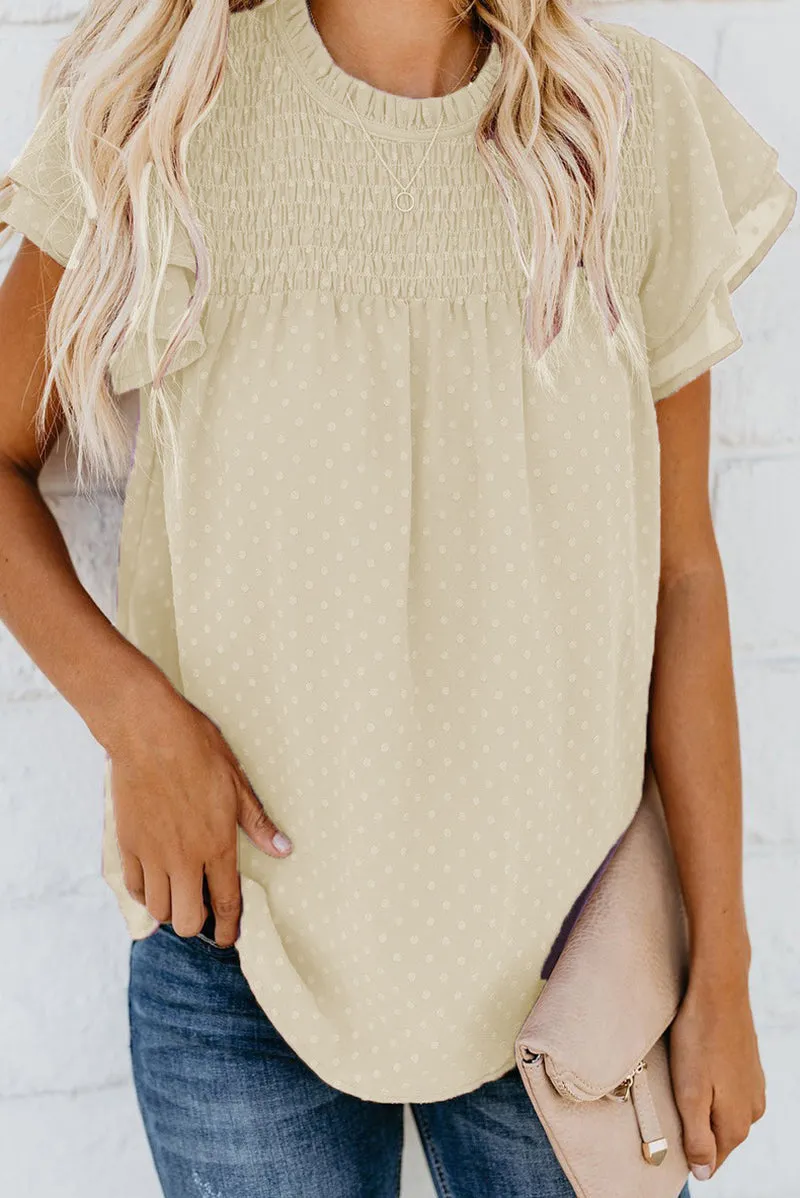 Botanical Blooms Chiffon Organic Cotton Blouse