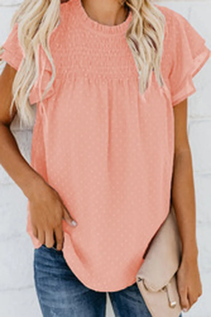 Botanical Blooms Chiffon Organic Cotton Blouse