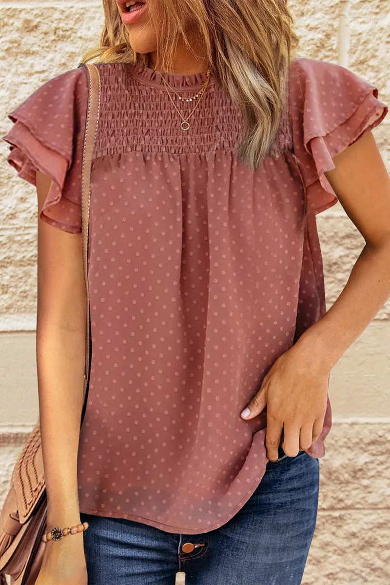 Botanical Blooms Chiffon Organic Cotton Blouse