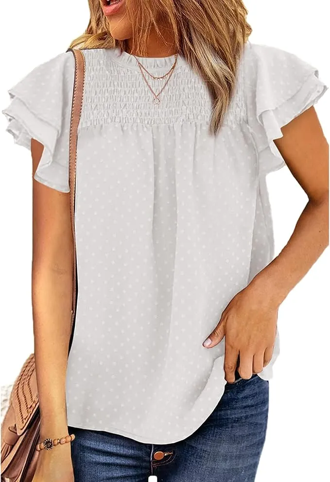 Botanical Blooms Chiffon Organic Cotton Blouse