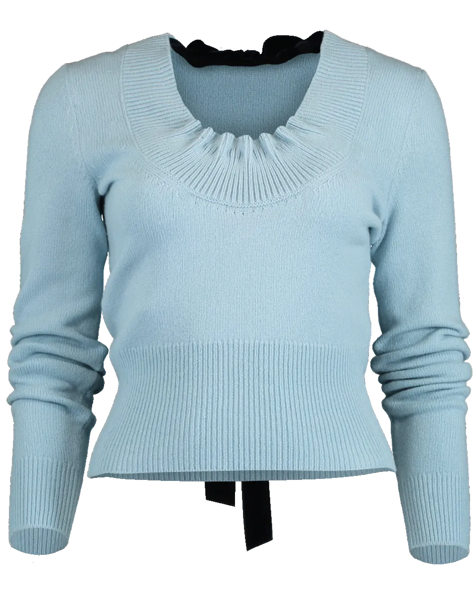 Bow Cashmere Sweater