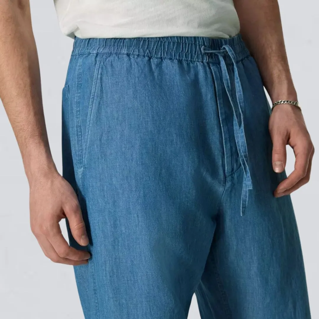 Bradford Denim Drawstring Pant (Light Indigo)