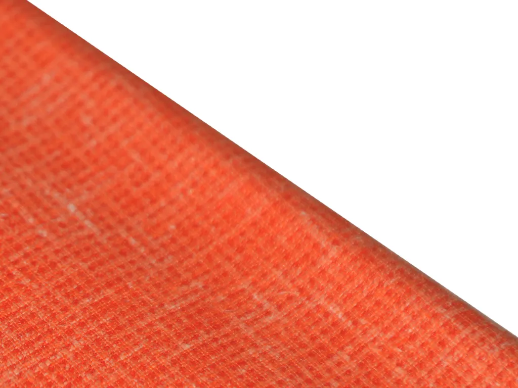 Brick Red Loose Weave Superior Cotton Linen Fabric