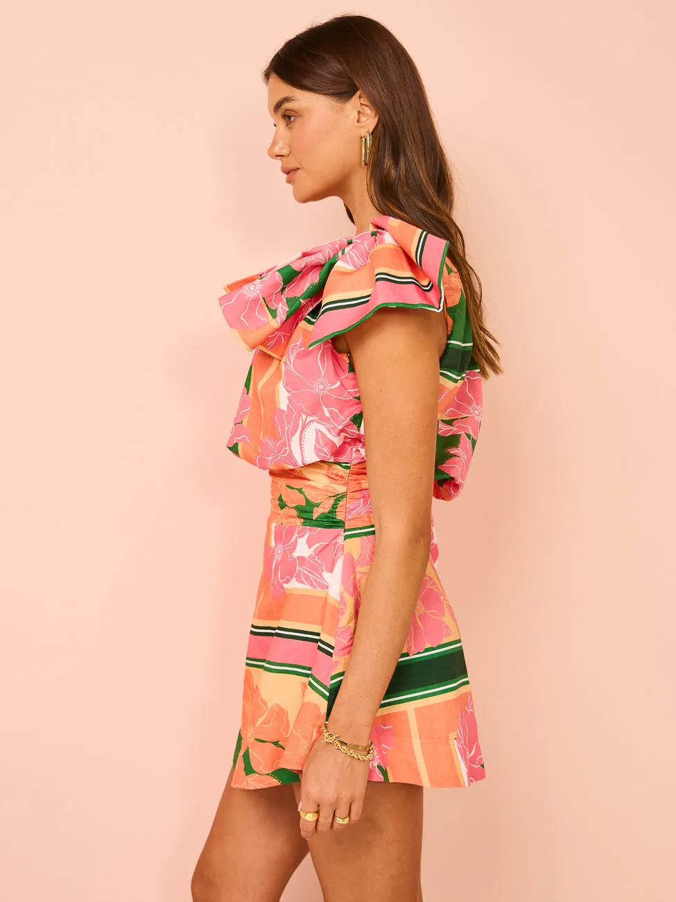 By Nicola Rosa Mini Dress in Rio Floral