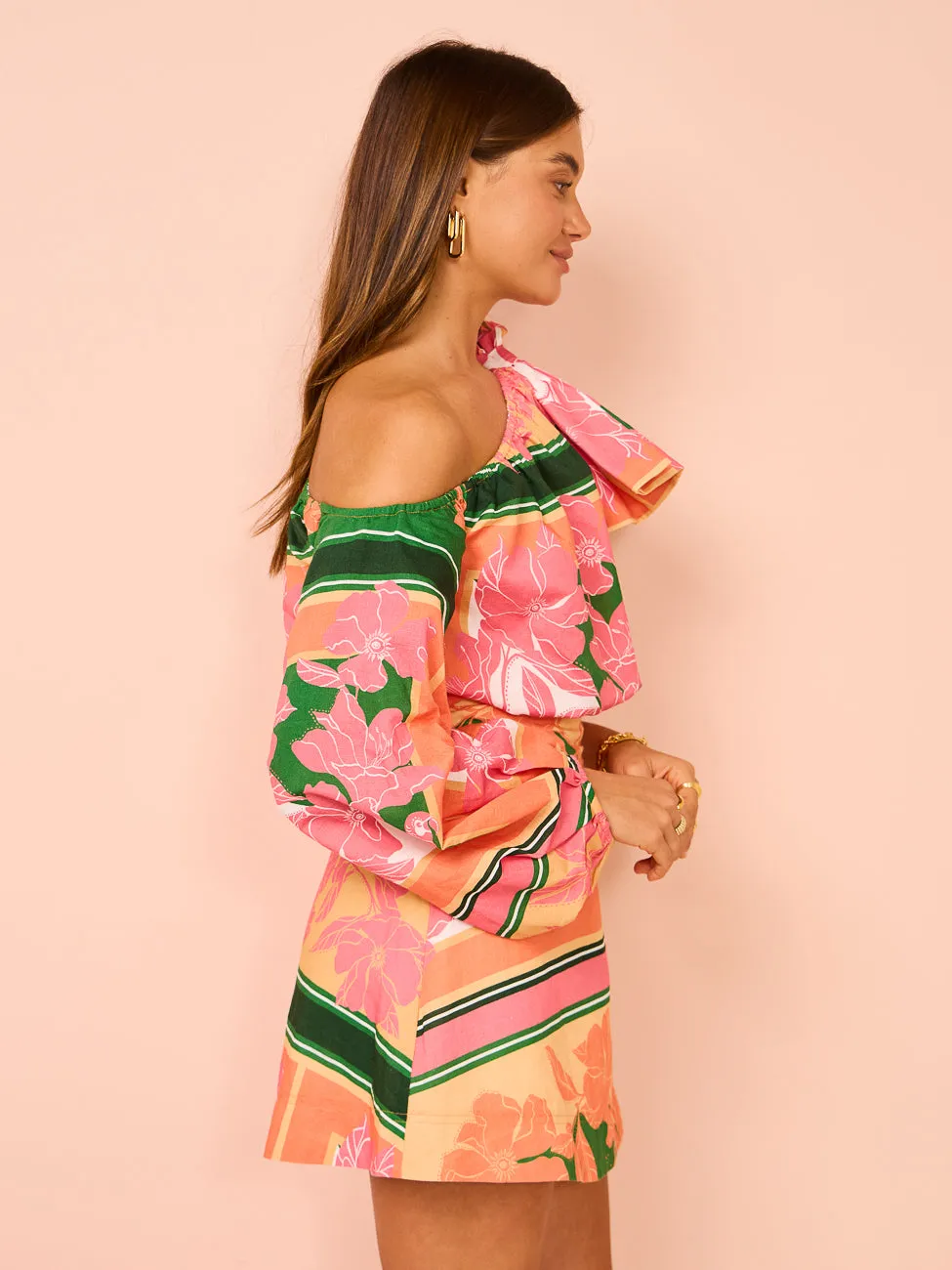 By Nicola Rosa Mini Dress in Rio Floral