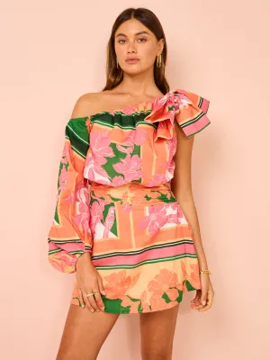 By Nicola Rosa Mini Dress in Rio Floral