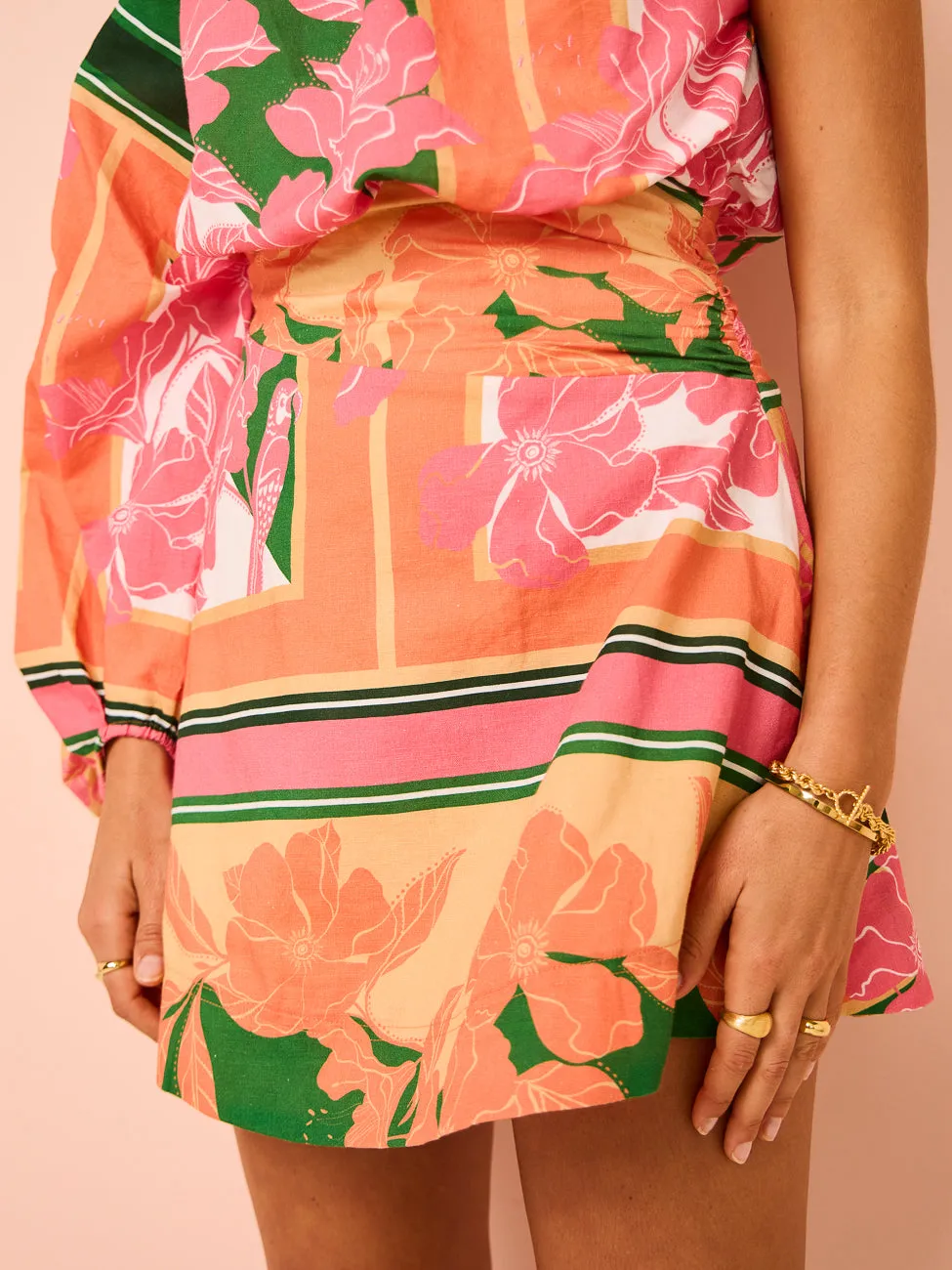 By Nicola Rosa Mini Dress in Rio Floral