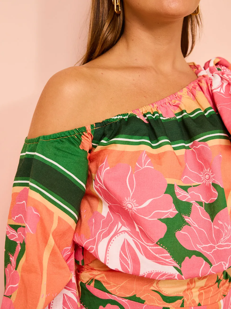 By Nicola Rosa Mini Dress in Rio Floral