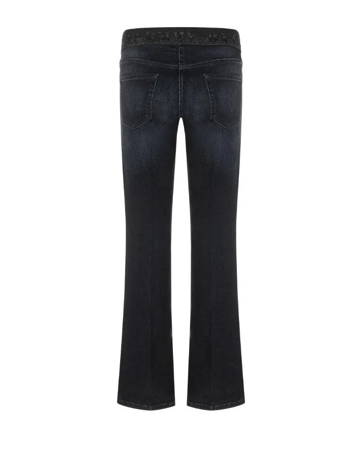 Cambio Philia Flare Pull On Denim Jeans
