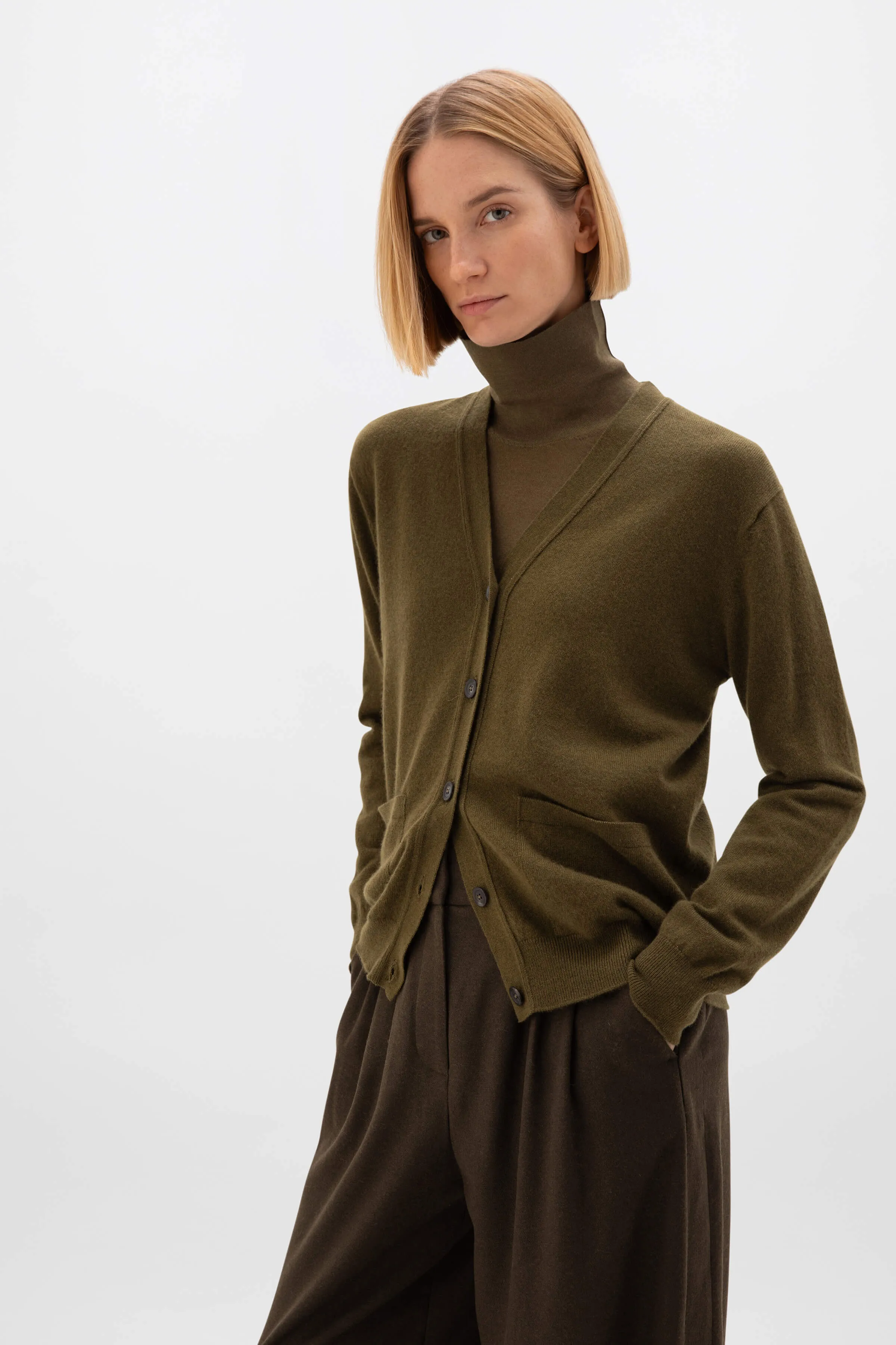 Cashmere Boyfriend Cardigan