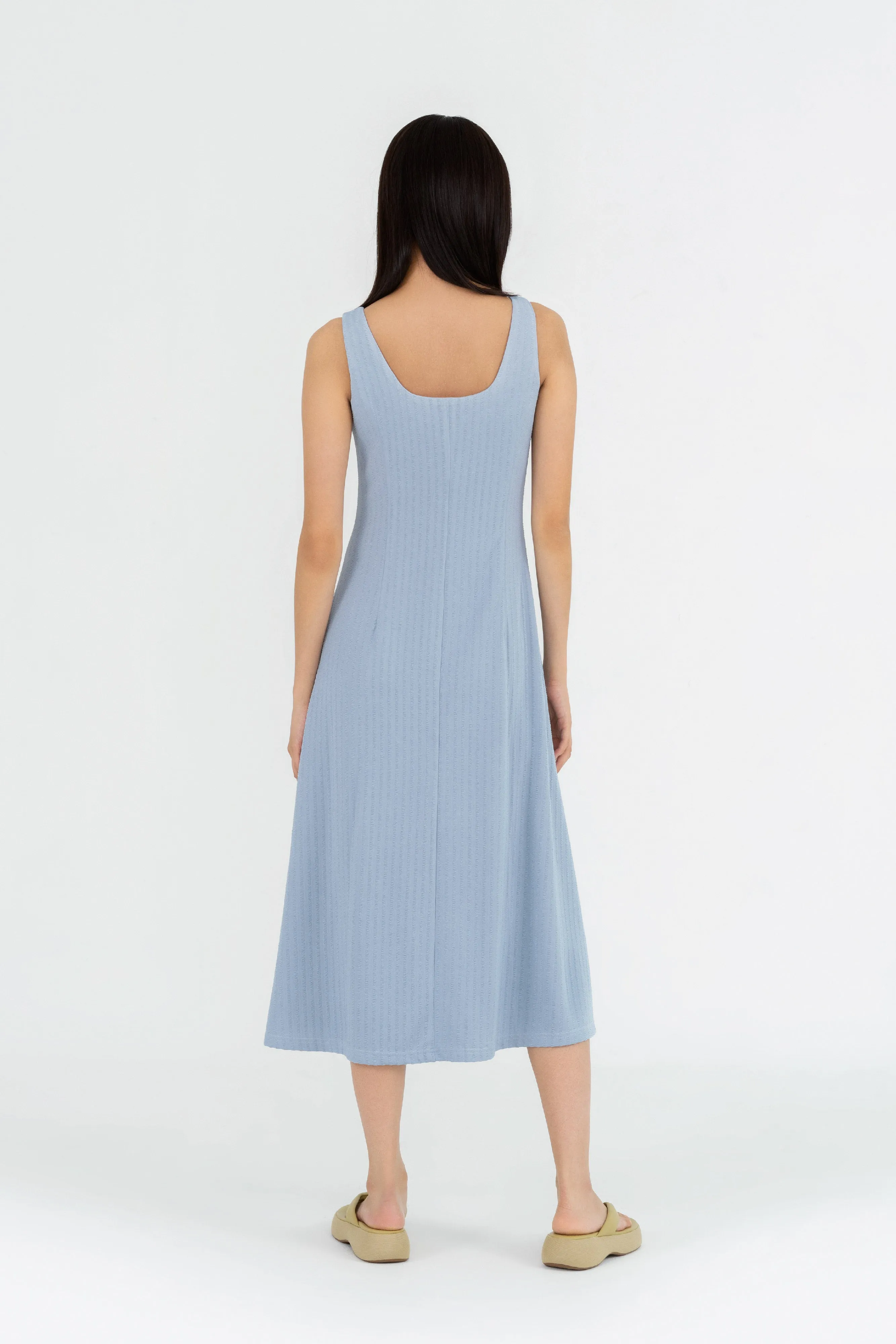 Christie Sleeveless A-Line Midi Dress