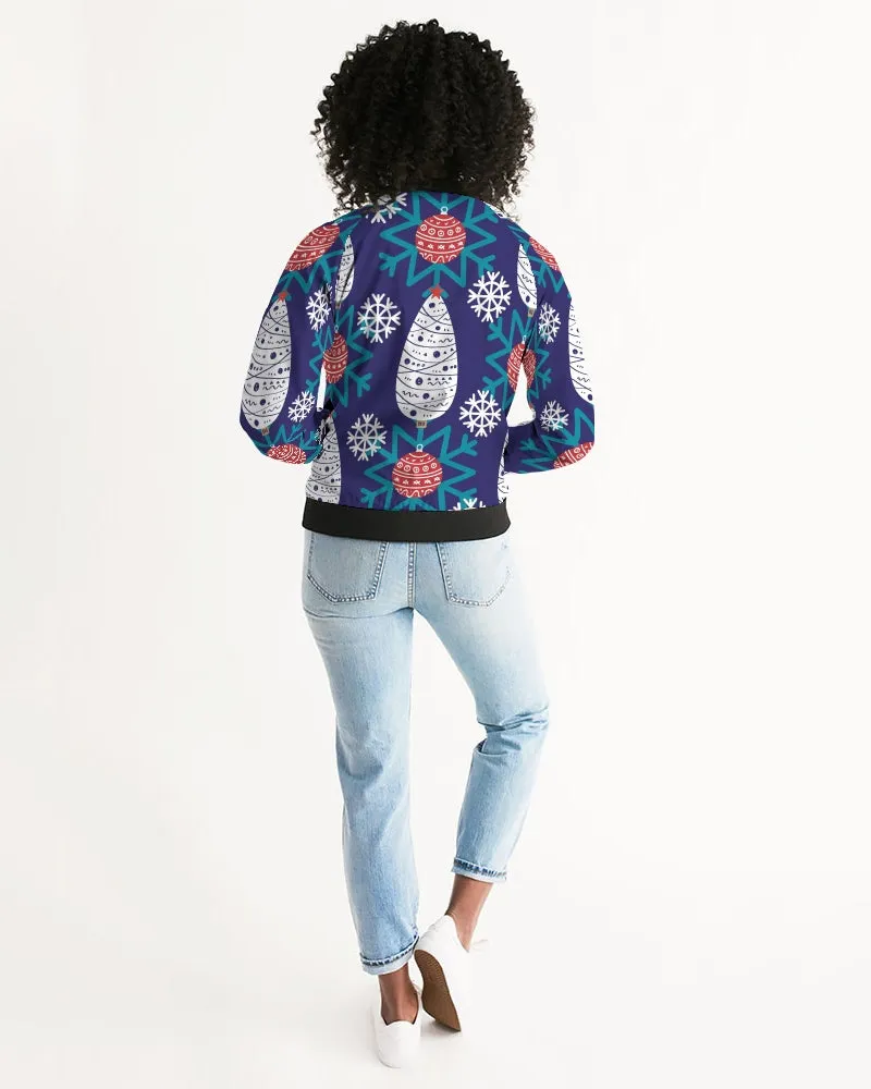 Christmas Tree Women's Bomber Jacket