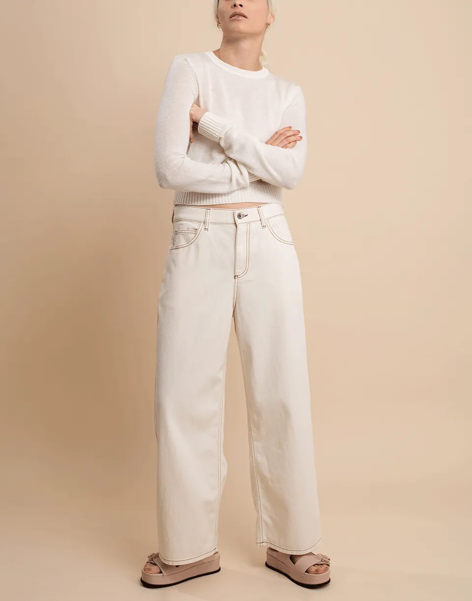 Crewneck Cropped Sweater