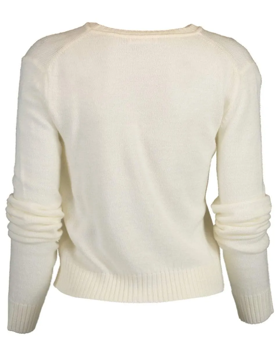 Crewneck Cropped Sweater