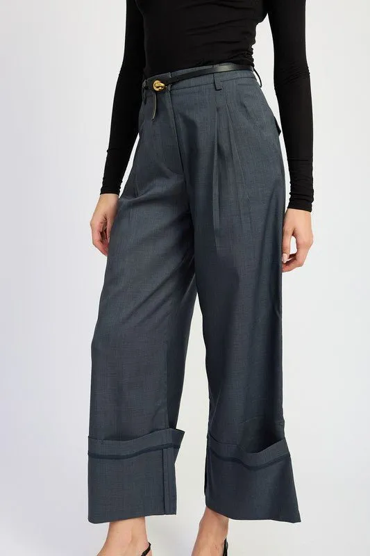 Cuffed Dress Pants
