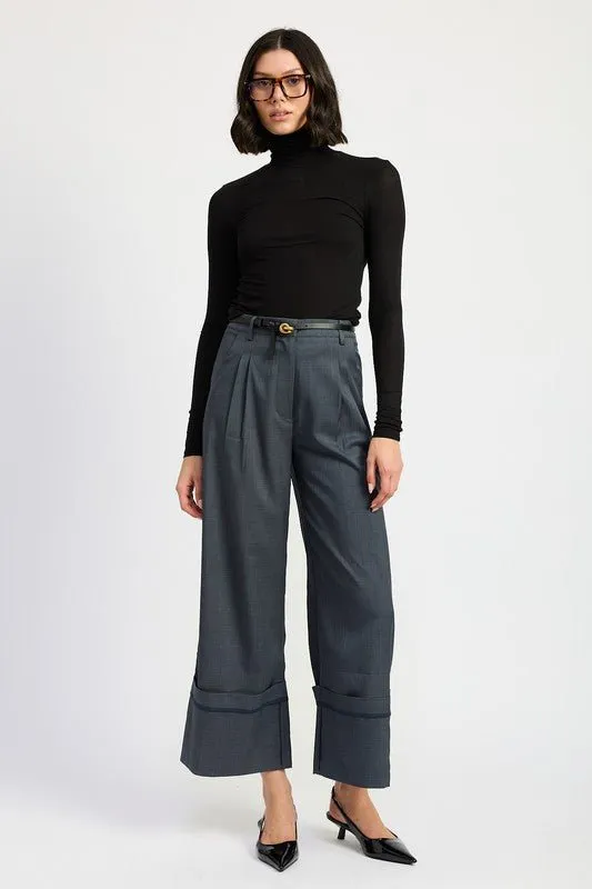 Cuffed Dress Pants