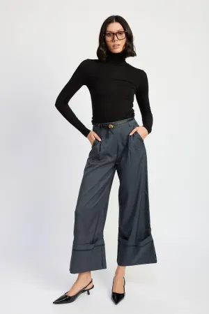 Cuffed Dress Pants