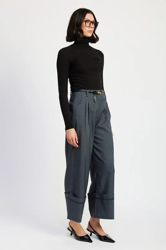 Cuffed Dress Pants