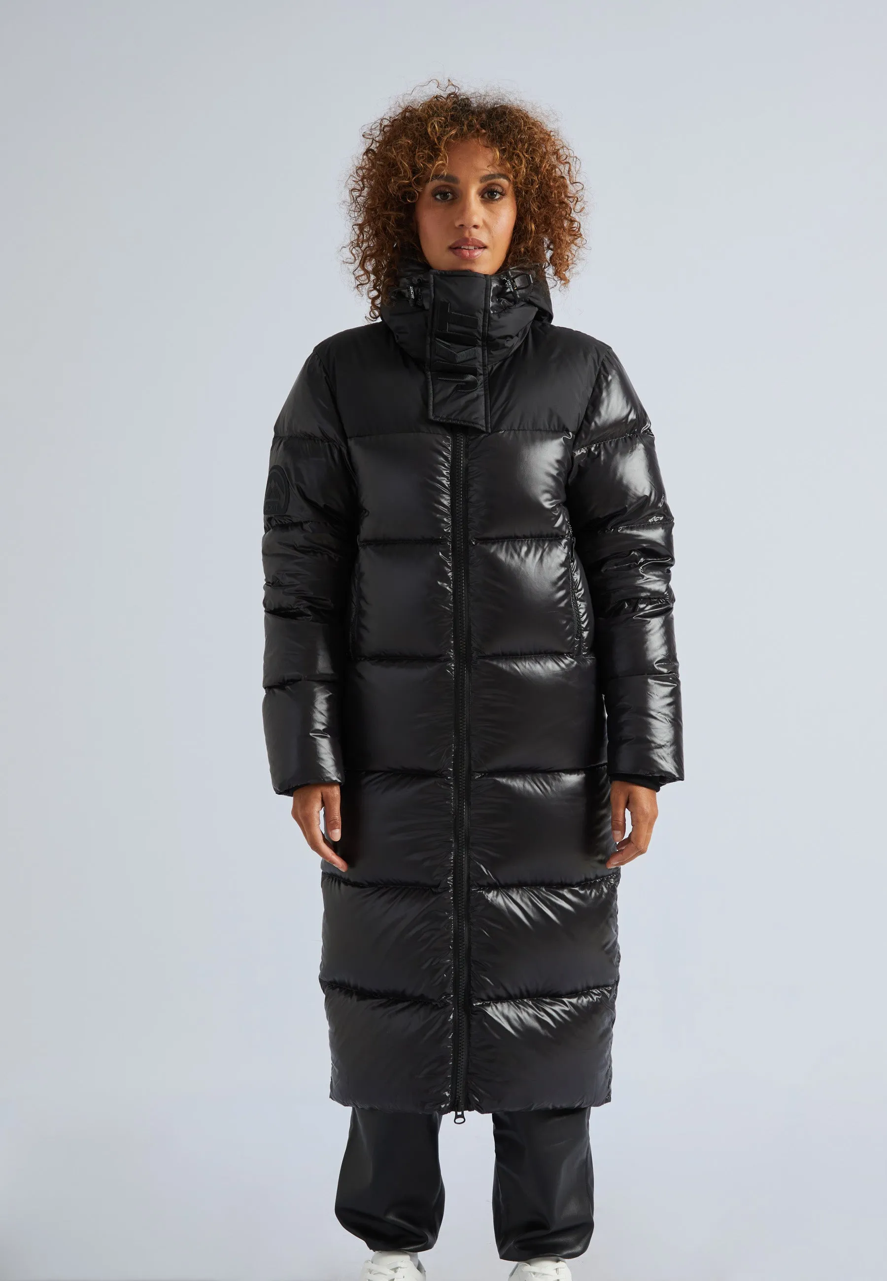 Diamond Down Slick Extra Long Coat V2