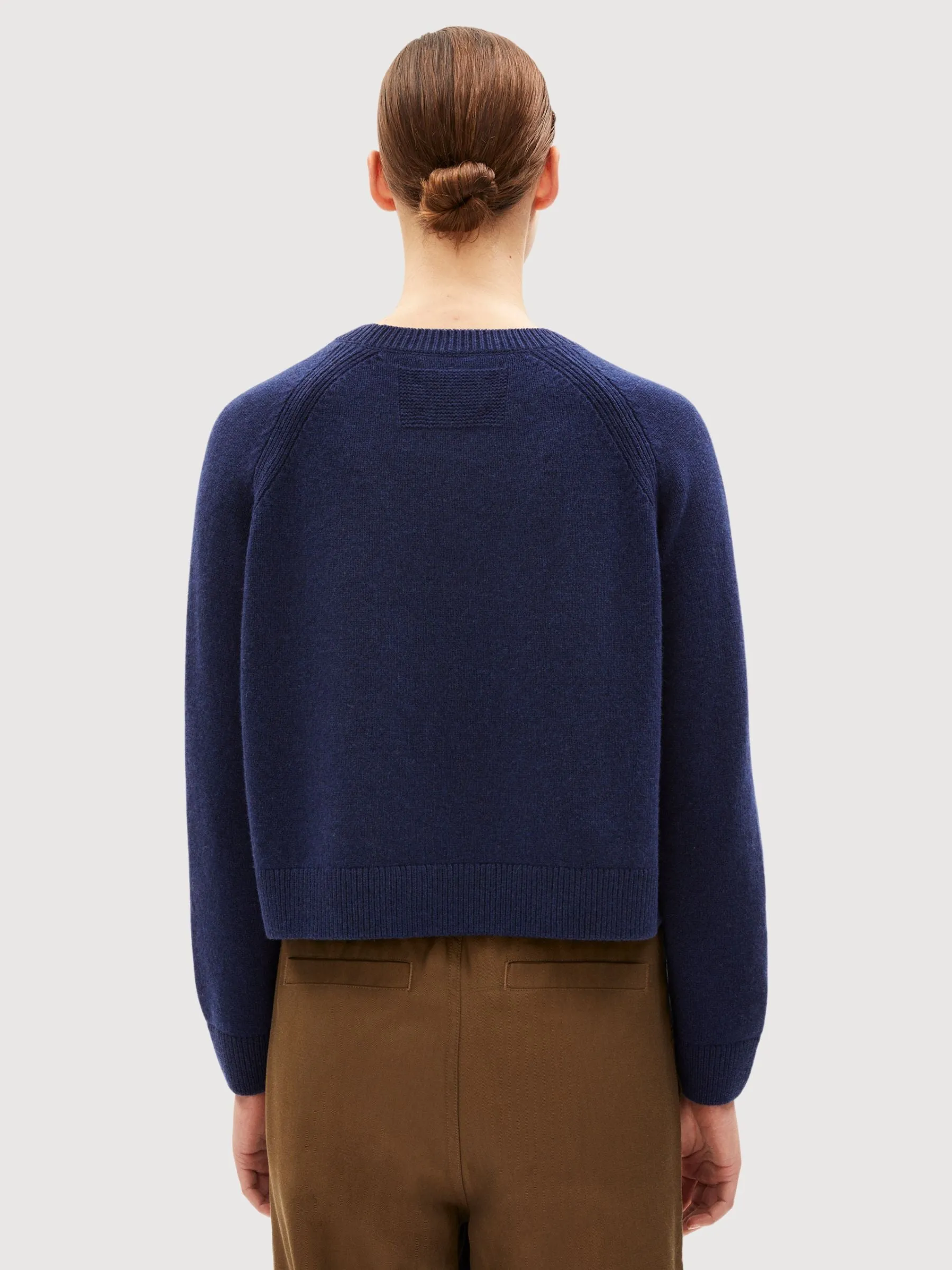 Diliriaa Reglana Knitted Sweater Deep Sea Blue Women | Armedangels