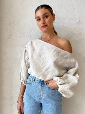 Dominique Healy Louie Crop in Sand