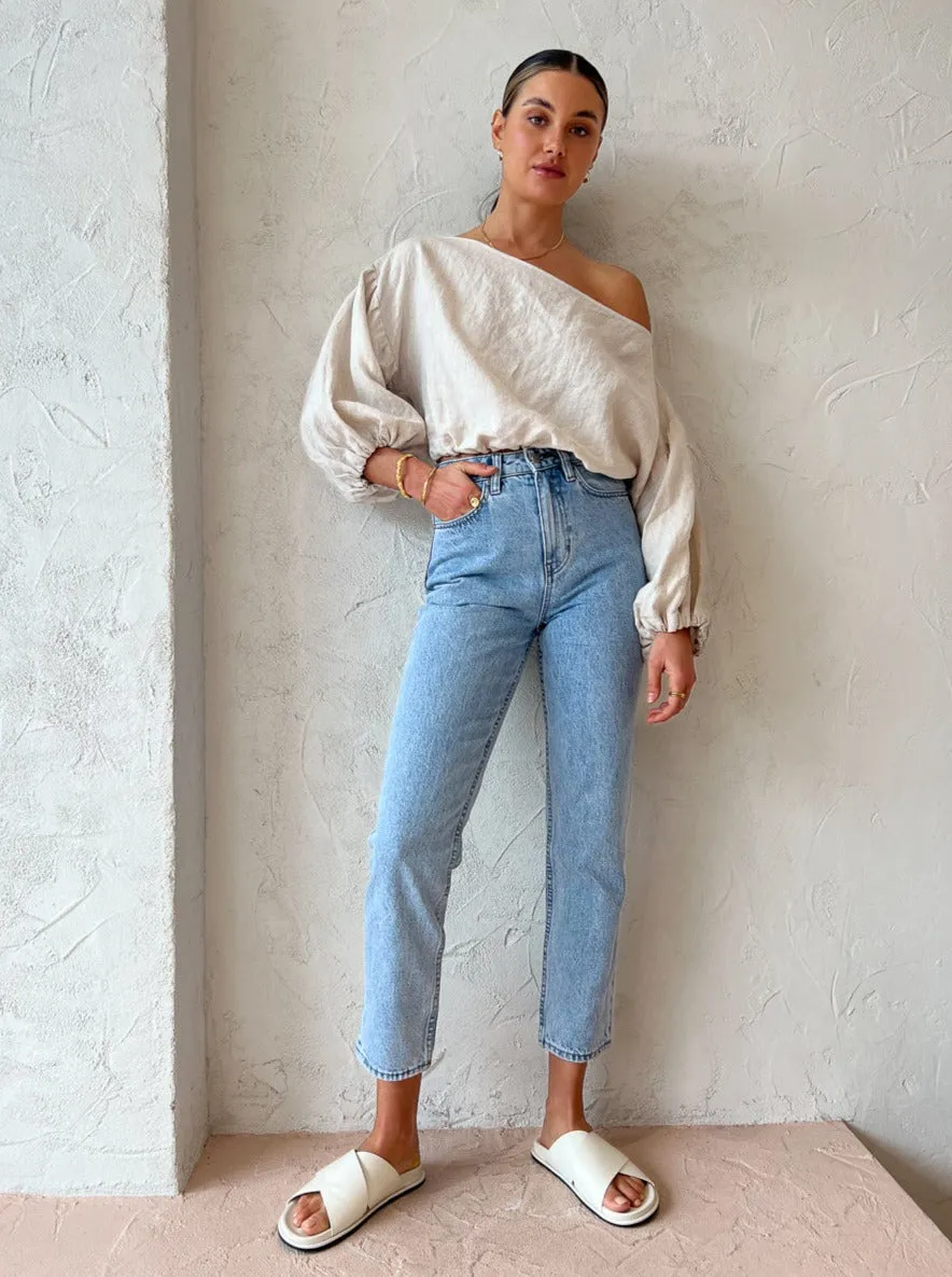Dominique Healy Louie Crop in Sand