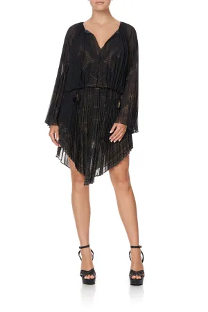 DOUBLE LAYER PLEATED DRESS COBRA KING