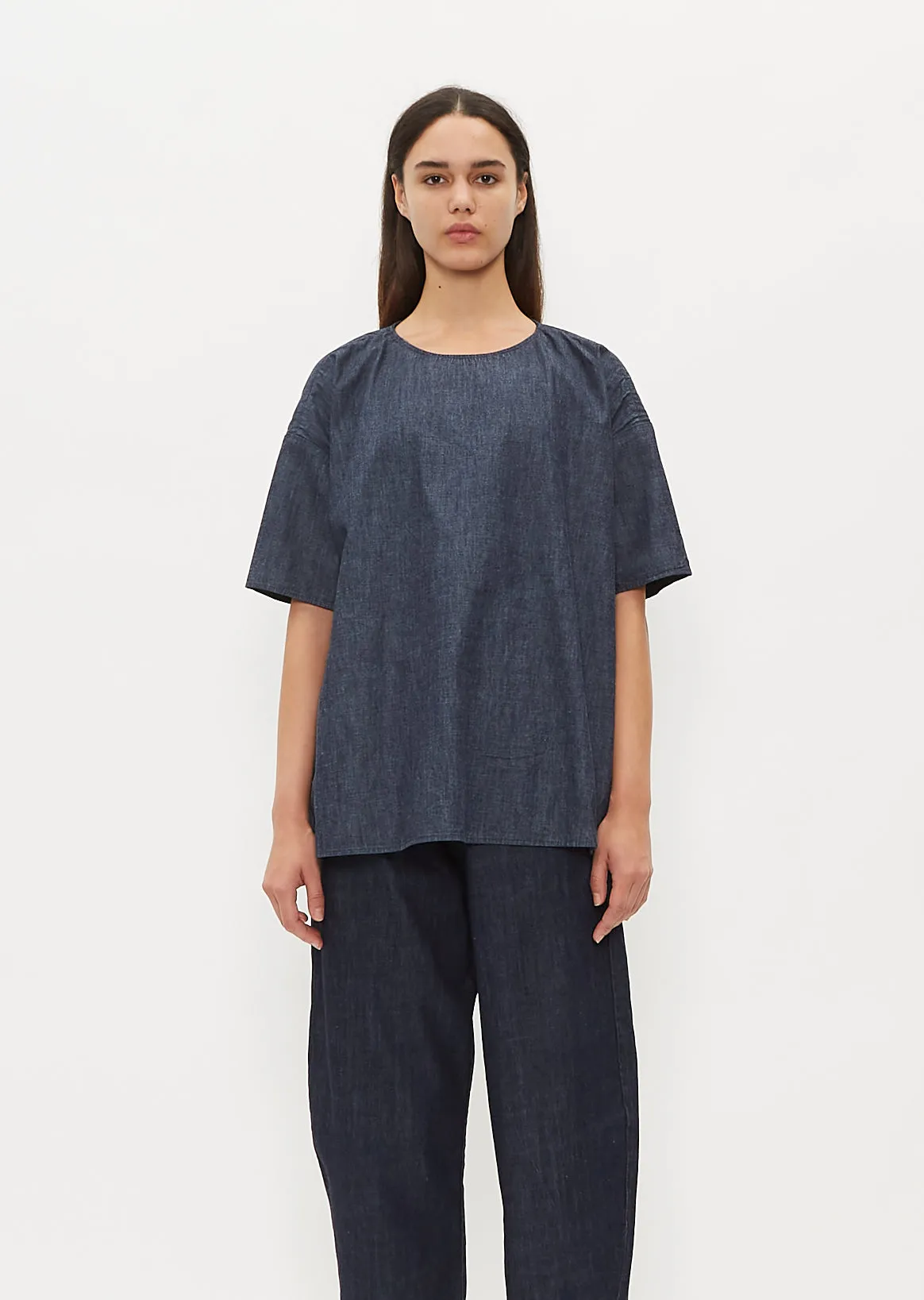 Drop Shoulder Cotton Top