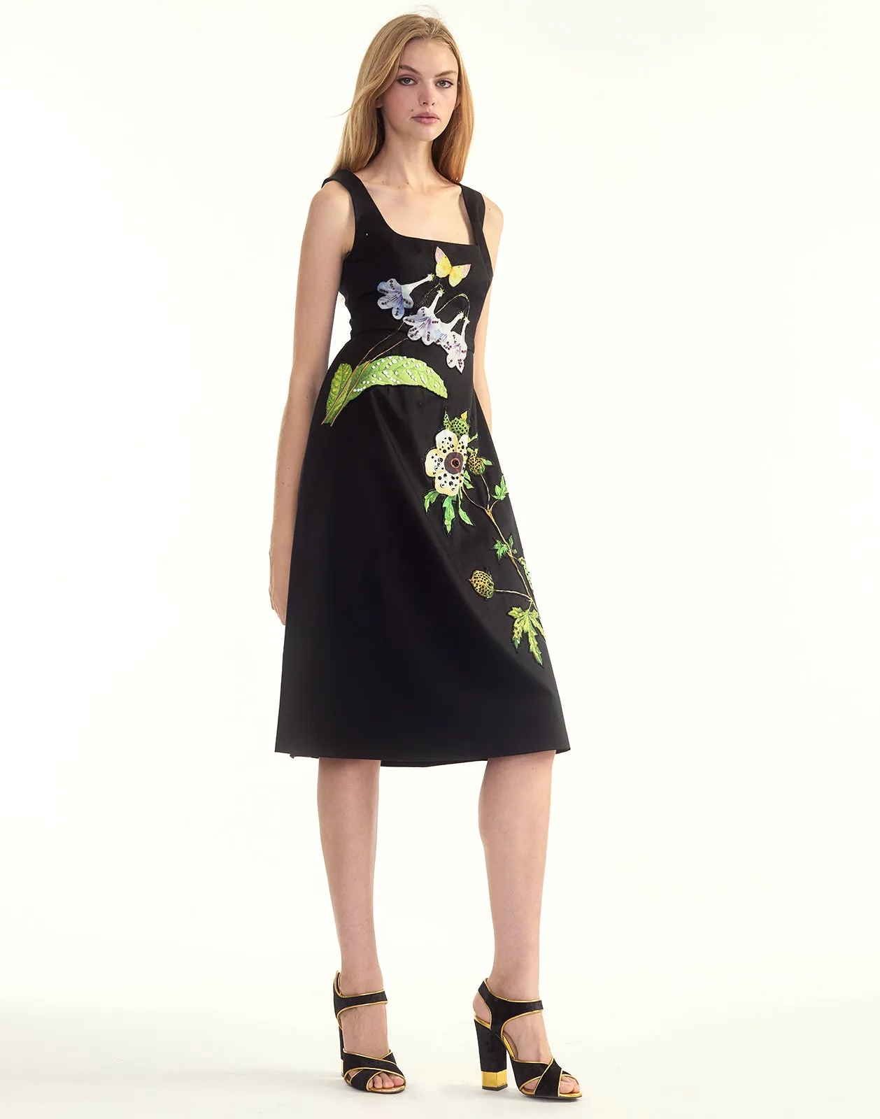 Embellished Bellflower Dress