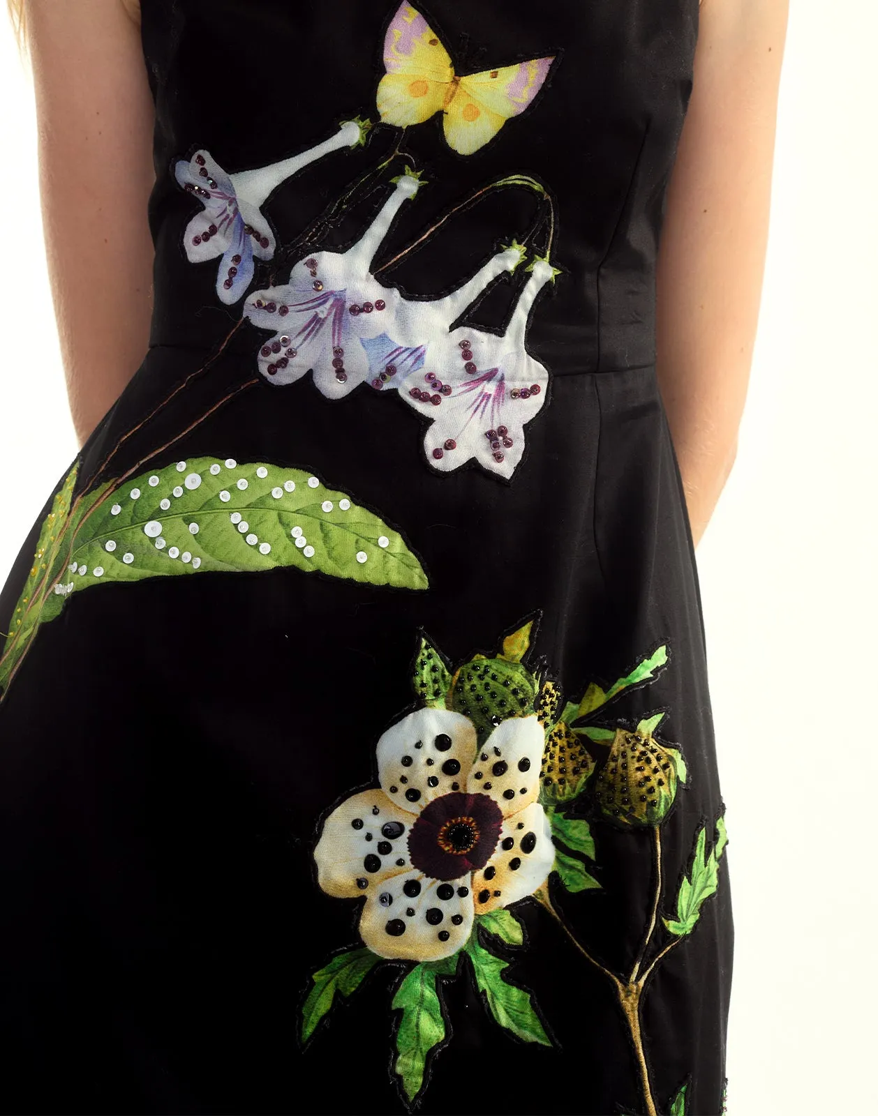 Embellished Bellflower Dress