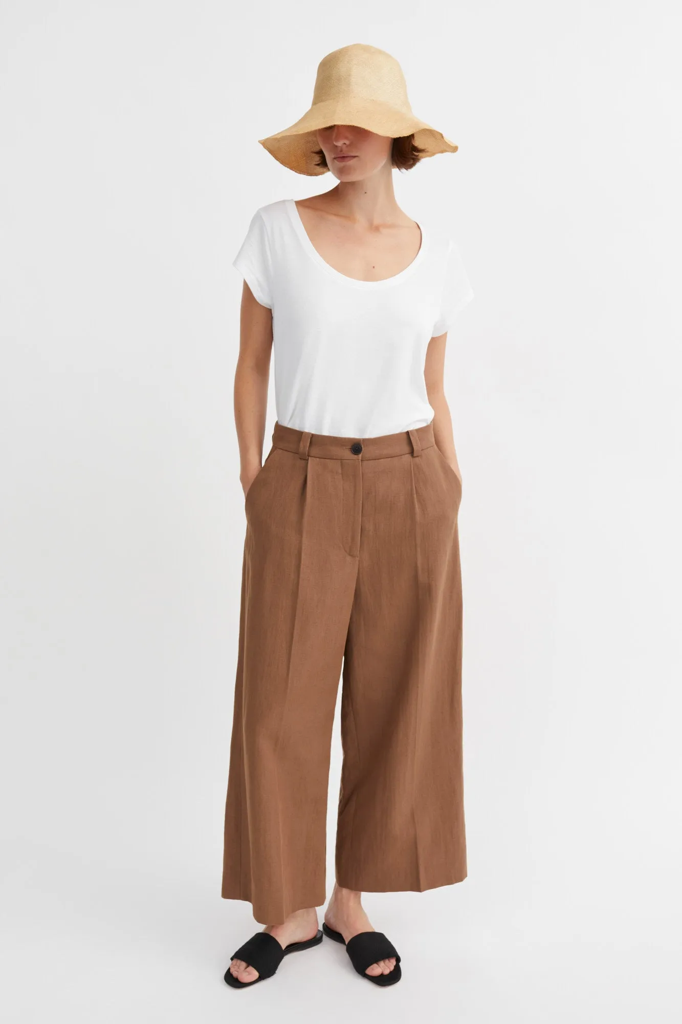 Emmeri trousers - Warm brown
