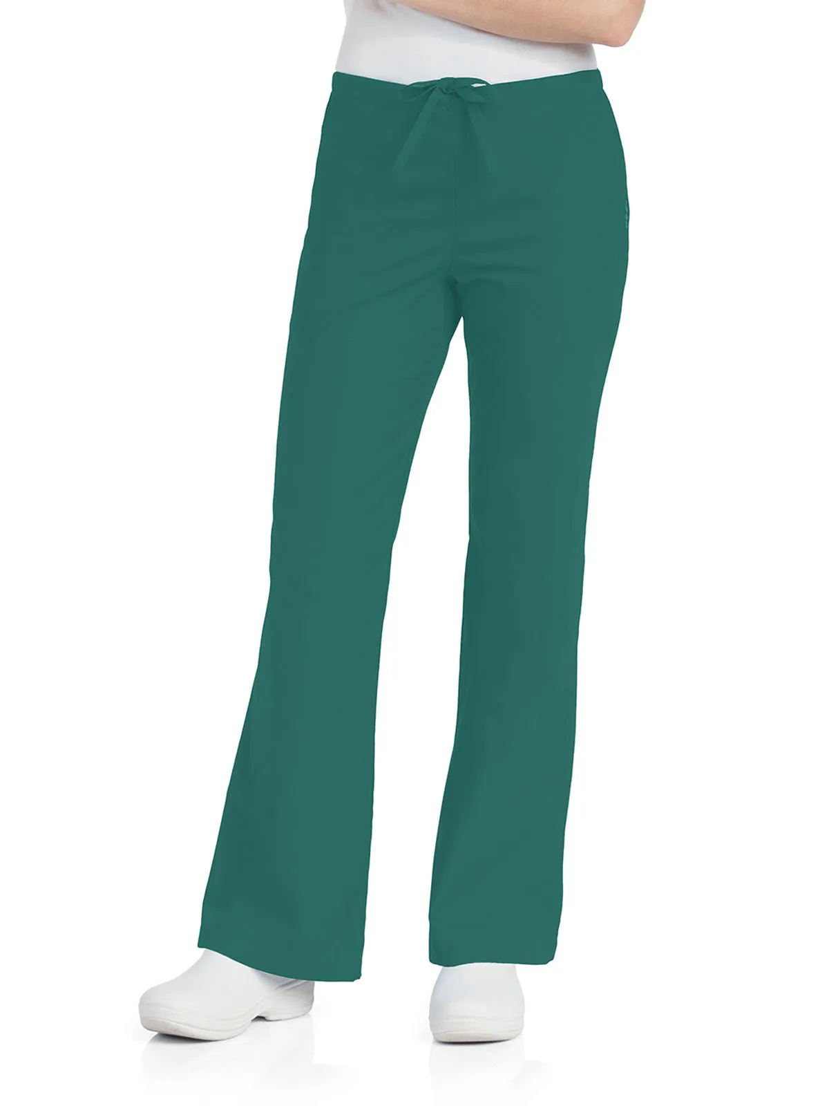 Essentials - Women's Natural Fit Flare Leg Scrub Pants [4]