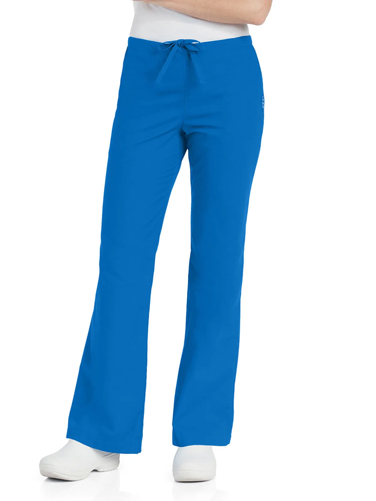 Essentials - Women's Natural Fit Flare Leg Scrub Pants [4]
