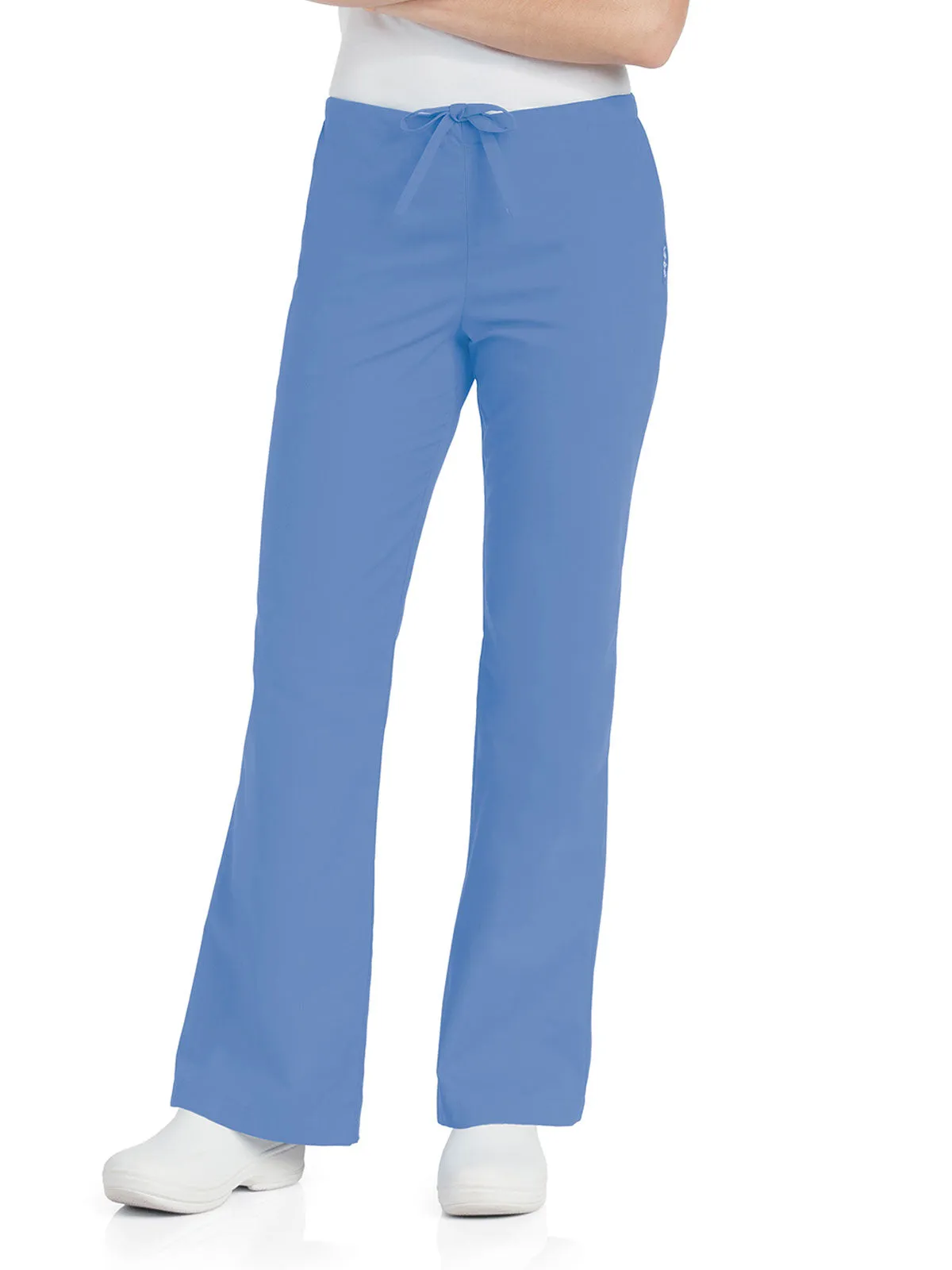 Essentials - Women's Natural Fit Flare Leg Scrub Pants [4]