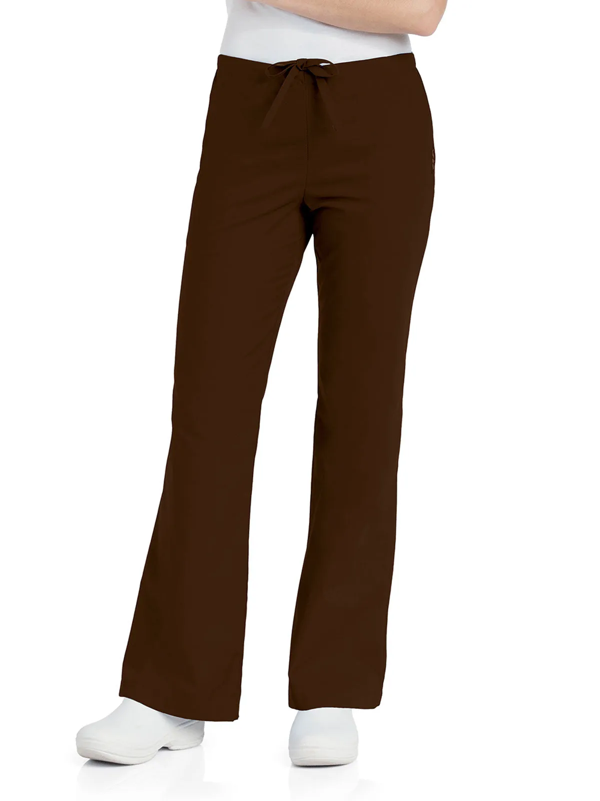 Essentials - Women's Natural Fit Flare Leg Scrub Pants [4]