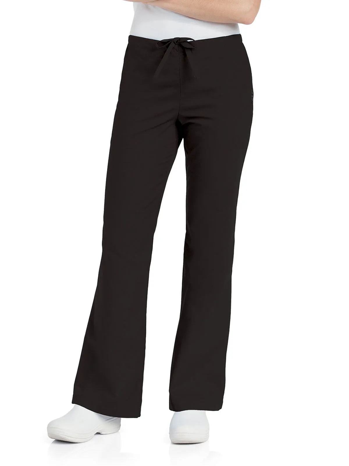 Essentials - Women's Natural Fit Flare Leg Scrub Pants [4]