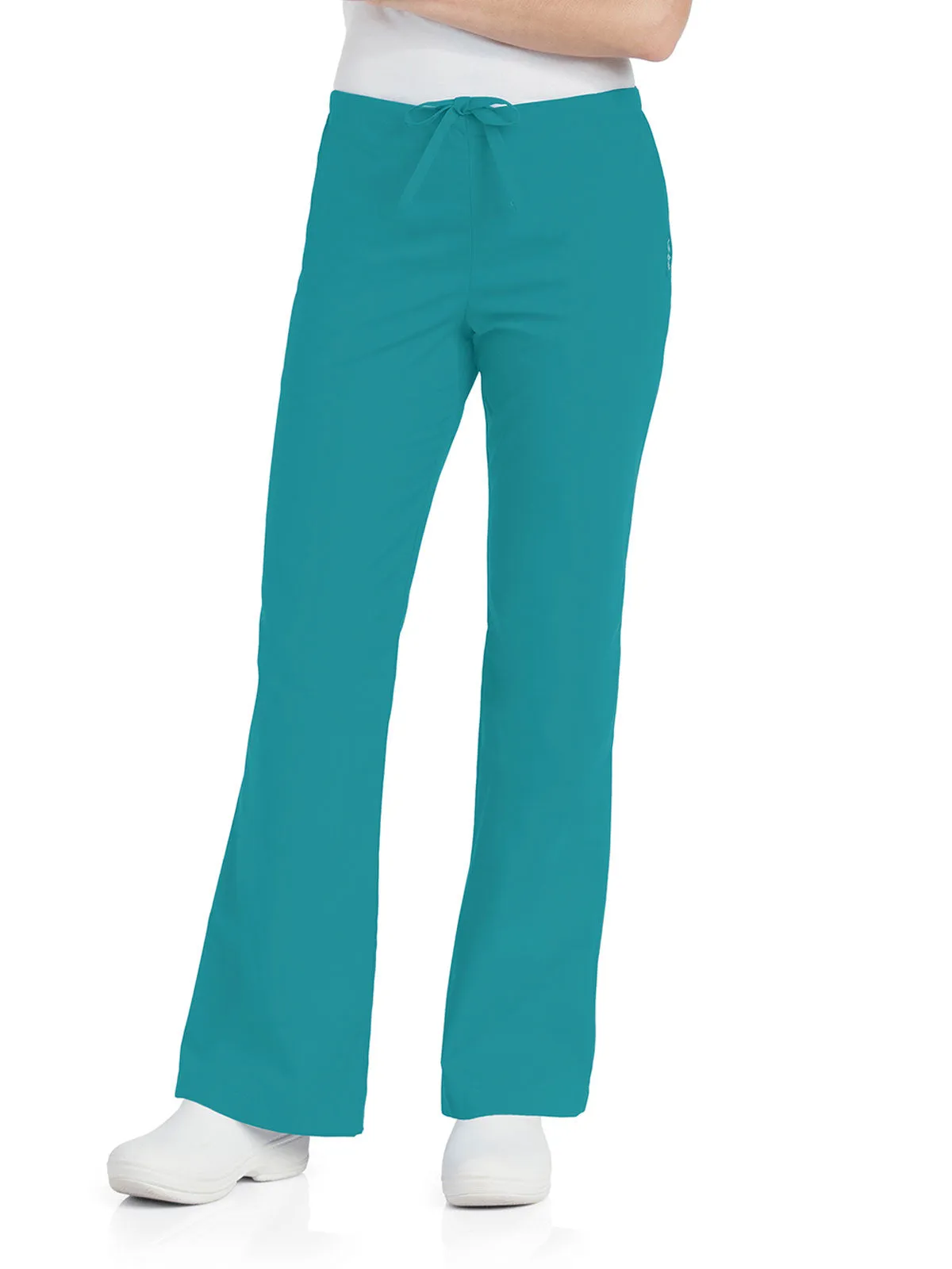Essentials - Women's Natural Fit Flare Leg Scrub Pants [4]