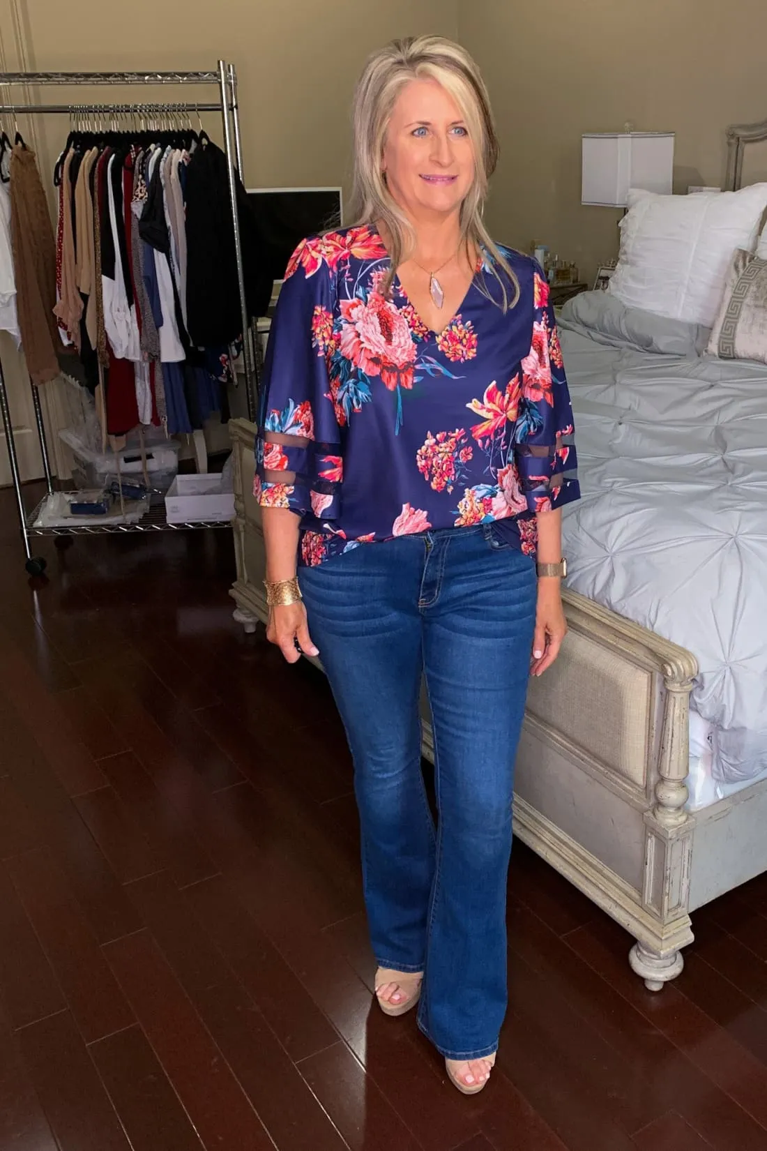 Floral Kimono Blouse