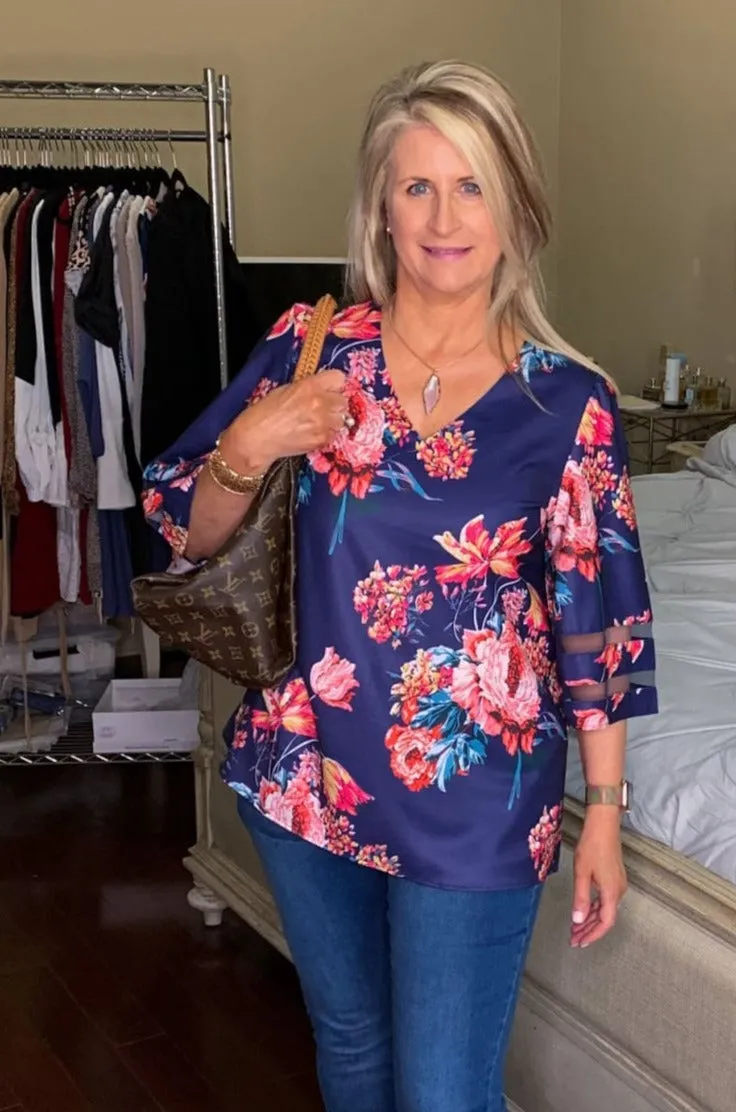 Floral Kimono Blouse