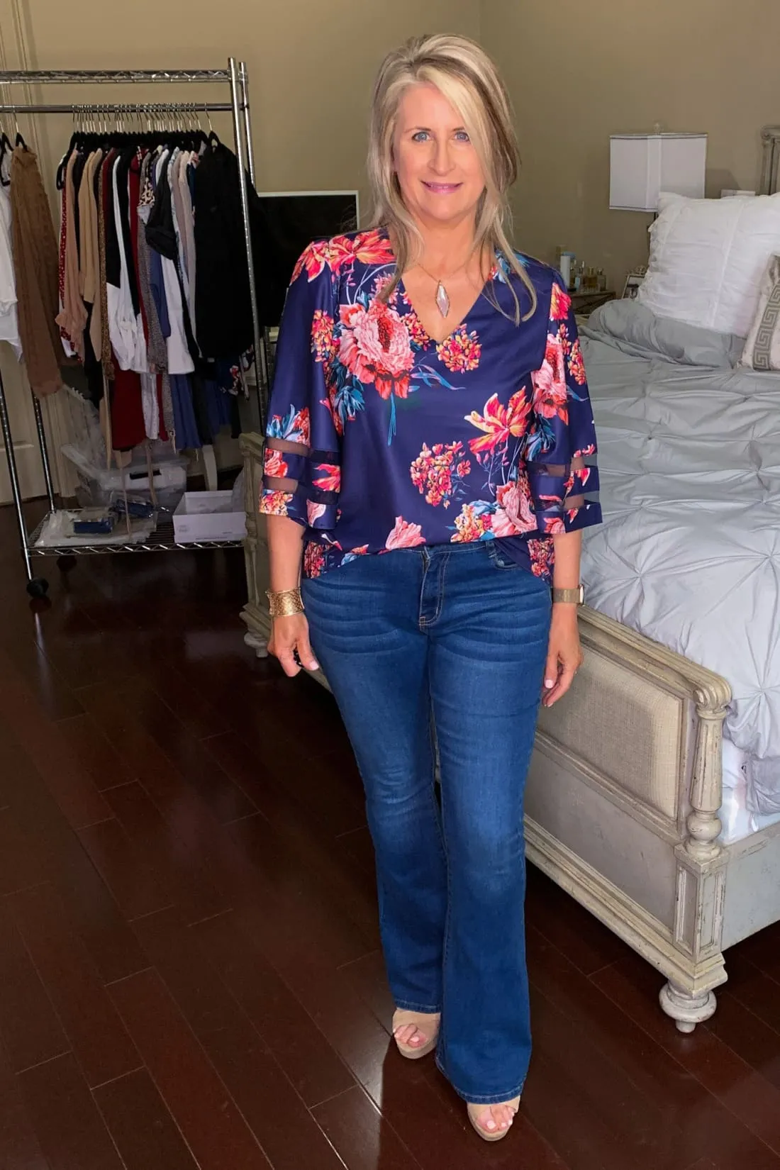 Floral Kimono Blouse